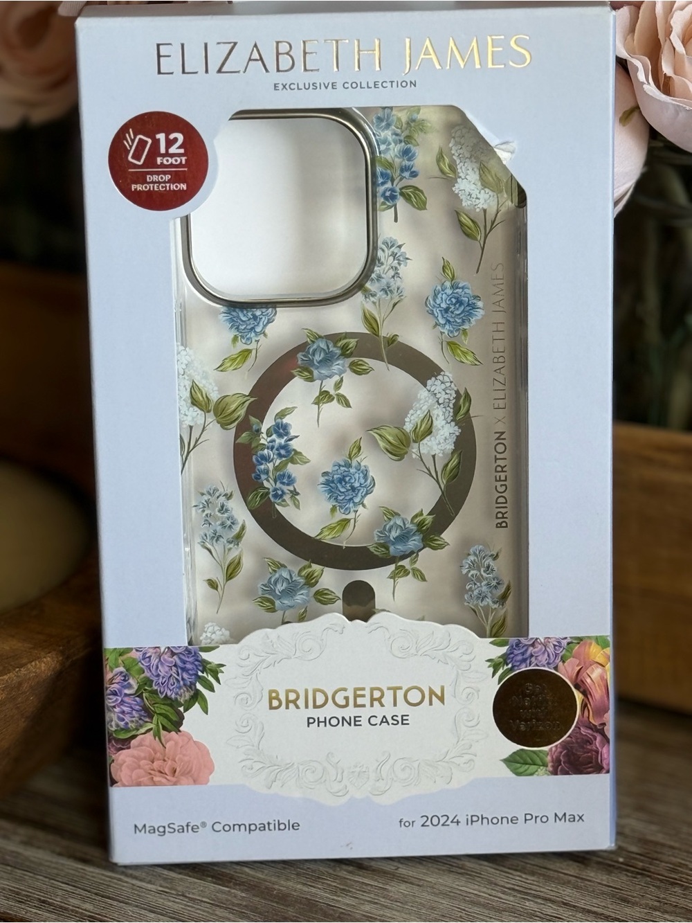 Bridgerton X Elizabeth James iPhone 16 Pro Max Phone Case - Blooming Waltz